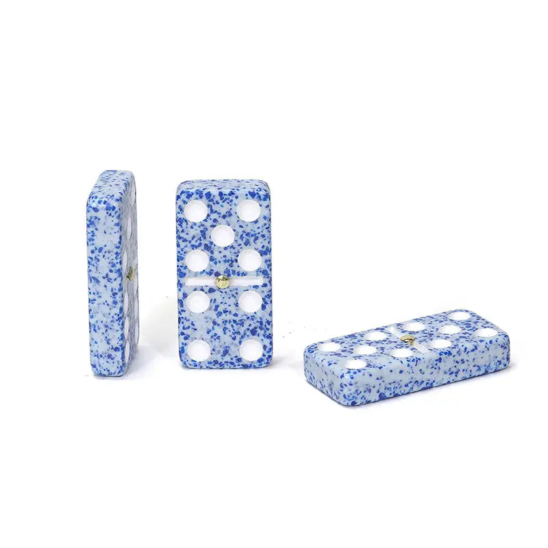​Double 6 Marble Domino: ein klassisches Brettspiel, das handwerkliche Textur und strategischen Spaß kombiniert