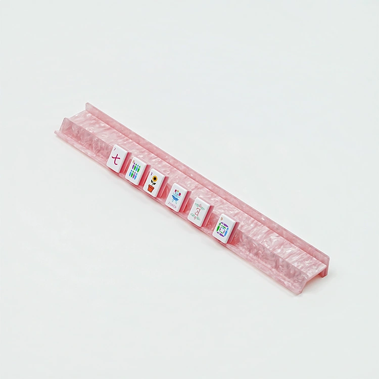 Schimmernde perlmuttartige magnetische Mahjong-Regale aus Acryl
